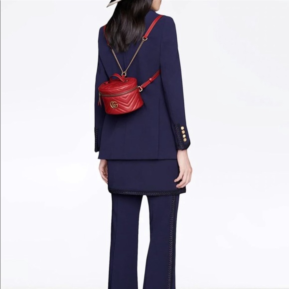 ❤️ Authentic Gucci GG Marmont Matelasse Mini Backpack, Brand New - Picture 13 of 14